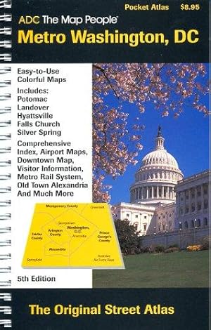 Seller image for ADC the Map People Metro Washington, DC. Pocket Atlas for sale by WeBuyBooks