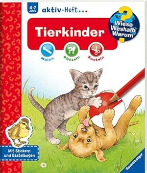 Imagen del vendedor de Wieso? Weshalb? Warum? aktiv-Heft: Tierkinder a la venta por WeBuyBooks