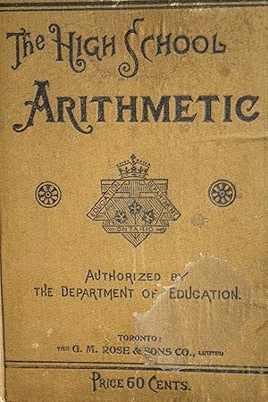 Seller image for The High School Arithmetic for sale by Mad Hatter Bookstore