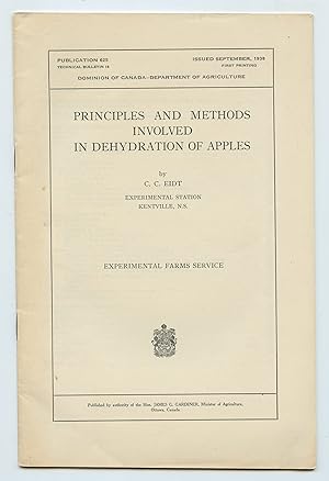 Principles and Methods Involved in Dehydration of Apples