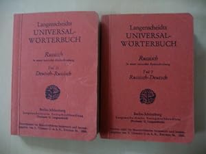 - Langenscheidts Universal-Wörterbuch. Teil I Russisch-Deutsch. Teil II Deutsch-Russisch. 2 Bände.