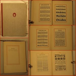 Probe von Schriften / Einfassungen / Linien / Vignetten / Ornamenten der Dresdner Akzidenz-Drucke...