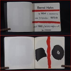 B[ernd] Hahn. Malerei - Grafik. Verkaufsausstellung 5.9.-28.9.87. Text von Christoph Tannert.