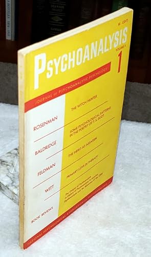 Psychoanalysis: Journal of Psychoanalytic Psychology, Volume 3, Number 1 (Fall 1954)