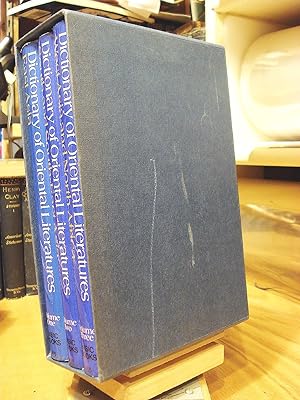 Immagine del venditore per Dictionary of Oriental Literatures Volumes 1-3 venduto da Henniker Book Farm and Gifts