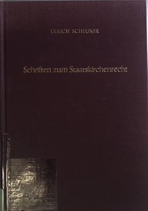 Imagen del vendedor de Schriften zum Staatskirchenrecht. Staatskirchenrechtliche Abhandlungen ; Bd. 3 a la venta por books4less (Versandantiquariat Petra Gros GmbH & Co. KG)