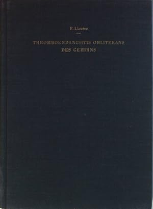 Imagen del vendedor de Thromboendangiitis Obliterans des Gehirns: neurologisch-psychiatrische Syndrome. a la venta por books4less (Versandantiquariat Petra Gros GmbH & Co. KG)