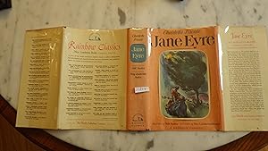 Seller image for JANE EYRE By Charlotte Bronte ,RAINBOW CLASSICS #R-7 APRIL 1946 , STATED 1ST PRINTING, IN DUSTJACKET ,, Illustrator Nell Booker, World's Classics Volume No. 1. ] tells the life-story of Jane Eyre, who at the age of ten is sent to a bleak Yorkshire orphanage for sale by Bluff Park Rare Books