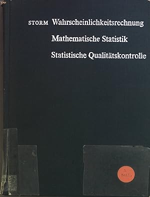 Seller image for Wahrscheinlichkeitsrechnung mathematischer Statistik und statistische Qualittskontrolle. Mathematik fr Ingenieure for sale by books4less (Versandantiquariat Petra Gros GmbH & Co. KG)
