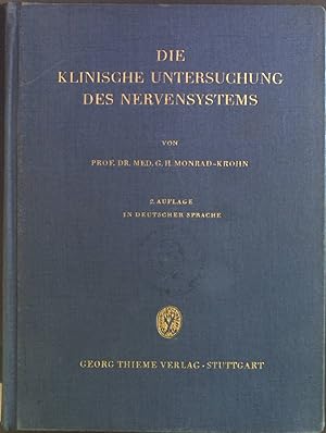 Imagen del vendedor de Die klinische Untersuchung des Nervensystems. a la venta por books4less (Versandantiquariat Petra Gros GmbH & Co. KG)