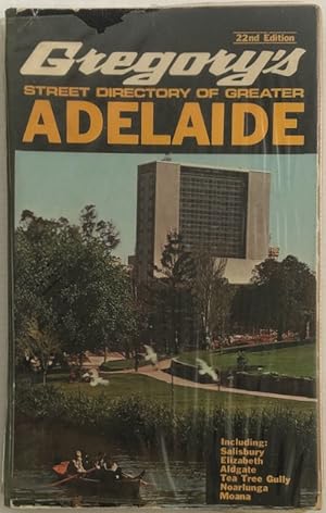 Imagen del vendedor de Gregory's street directory of Adelaide and suburbs and metropolitan road guide. a la venta por Lost and Found Books