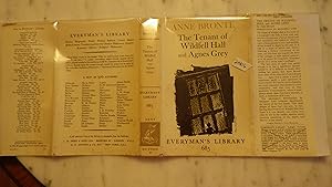 Immagine del venditore per THE TENANT OF WILDFELL HALL; & AGNES GREY by Anne Bronte, , EVERYMAN'S LIBRARY # 685 IN PICTORIAL B/W & YELLOW DUSTJACKET BY DODIE MASTERMAN OF FIGURE SILOHETTE IN 9 PANED WINDOW AT NITE ,1969, TENANT IS STORY of a Young Girl who falls in Love, venduto da Bluff Park Rare Books