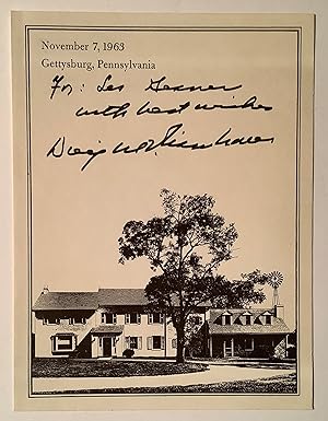 Seller image for Signed and dated Gettysberg Bookplate for sale by Dela Duende Books