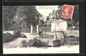 Ansichtskarte Mereville, La Juine au Moulin du Pont