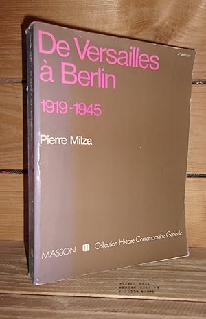 Image du vendeur pour DE VERSAILLES A BERLIN, 1919-1945 mis en vente par Planet's books