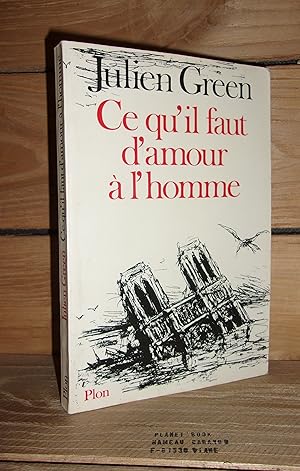 Image du vendeur pour CE QU'IL FAUT D'AMOUR A L'HOMME mis en vente par Planet's books