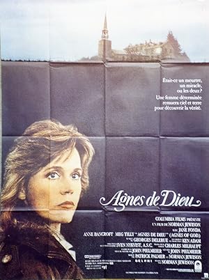 "AGNÈS DE DIEU (AGNES OF GOD)" Réalisé par Norman JEWISON en 1985 avec Jane FONDA / Affiche franç...