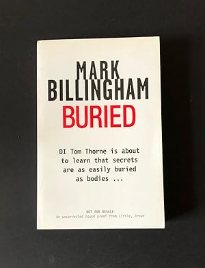 BURIED. UK Proof Copy, Signed.