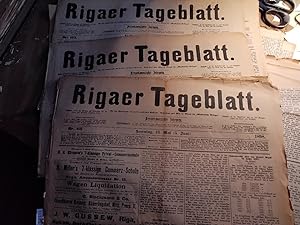 Seller image for Rigaer Tageblatt Nr. 115, 151,153,154,155,156,159,170 1898 for sale by Windau Antiquariat