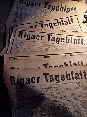 Seller image for Rigaer Tageblatt Nr. 52,53,152,153,157,168 1899 for sale by Windau Antiquariat
