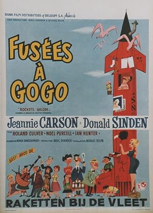 "FUSÉES A GOGO (ROCKETS GALORE)" Réalisé par Michael RELPH en 1958 avec Jeannie CARSON, Donald SI...