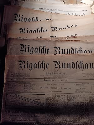 Seller image for Rigasche Rundschau Nr. 148,168,169,176,177,178,179,180,181,182,183,185 for sale by Windau Antiquariat