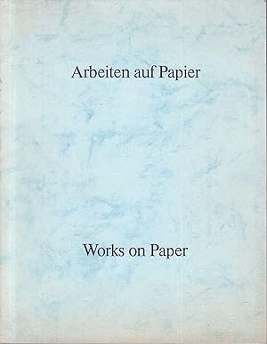 Image du vendeur pour Arbeiten auf Papier. Herbst 1986 mis en vente par Graphem. Kunst- und Buchantiquariat