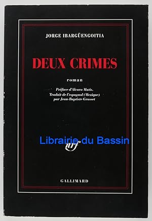 Imagen del vendedor de Deux crimes a la venta por Librairie du Bassin