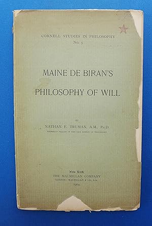 Maine de Biran's Philosophy of Will