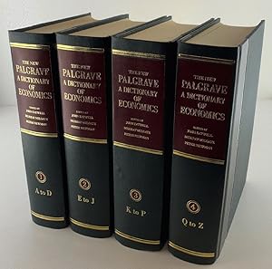 Imagen del vendedor de The New Palgrave: A Dictionary of Economics (4 Volume Set) a la venta por Brancamp Books