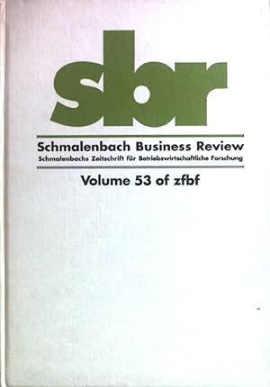 Seller image for Determining Depreciations as a Two-Stage Problem - in: sbr Schmalenbach Business Review: Schmalenbachs Zeitschrift fr Betriebswirtschaftliche Forschung; Volume 53 of zfbf. for sale by books4less (Versandantiquariat Petra Gros GmbH & Co. KG)