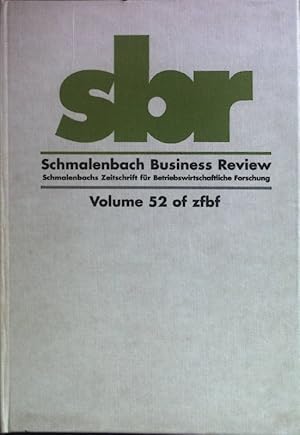 Image du vendeur pour Credit and Information in Universal Banking - in: sbr Schmalenbach Business Review: Schmalenbachs Zeitschrift fr Betriebswirtschaftliche Forschung; Volume 52 of zfbf. mis en vente par books4less (Versandantiquariat Petra Gros GmbH & Co. KG)