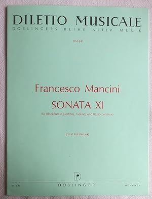 Bild des Verkufers fr Sonata 11 : fr Blockflte (Querflte, Violine) u. Basso continuo zum Verkauf von VersandAntiquariat Claus Sydow