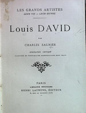 Bild des Verkufers fr Louis David. zum Verkauf von books4less (Versandantiquariat Petra Gros GmbH & Co. KG)