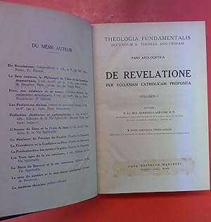 Bild des Verkufers fr De Revelatione per ecclesiam catholicam proposita - Volumen I zum Verkauf von biblion2