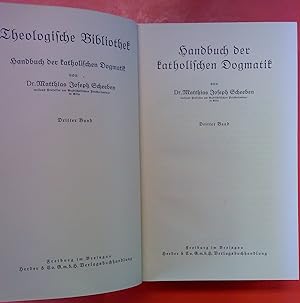 Bild des Verkufers fr Handbuch der katholischen Dogmatik - Dritter Band (Theologische Bibliothek) zum Verkauf von biblion2