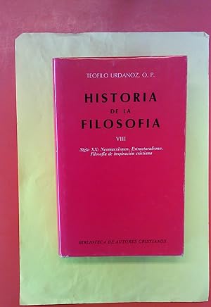 Seller image for HISTORIA DE LA FILOSOFIA, VIII (ltimo), SIGLO XX: Neomarxismos. Estructuralismo. Filosofia de inspiracin cristiana for sale by biblion2