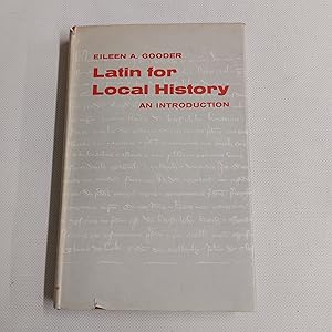 Seller image for Latin For Local History An Introduction for sale by Cambridge Rare Books