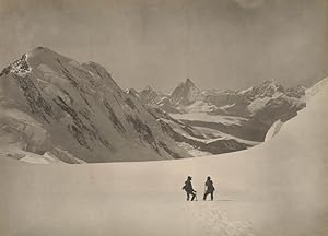 Bild des Verkufers fr Lyskamm, Cervino (Matterhorn), Dent Blanche Dal Colle del Sesia. zum Verkauf von Shapero Rare Books