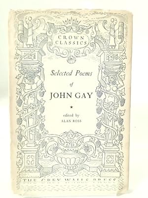 Bild des Verkufers fr Selected Poems Of John Gay. zum Verkauf von World of Rare Books