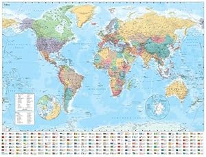 Seller image for Collins World Wall Paper Map (Map) for sale by Grand Eagle Retail