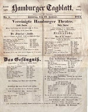 Hamburger Tagblatt. Vereinigte Hamburger Theater.