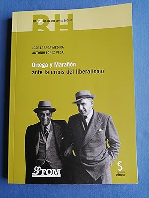 Imagen del vendedor de Ortega y Maran ante la crisis del liberalismo a la venta por Perolibros S.L.