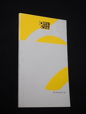 Immagine del venditore per Programmbuch Oper Bonn 1998/99. WOZZECK nach Bchner von Alban Berg. Musikal. Ltg.: Marc Soustrot/ Wolfgang Ott, Insz.: Manfred Beilharz, Bhne/ Kostme: Bernd Holzapfel. Mit Franz-Josef Kapellmann / Jrgen Linn (Wozzeck), Kristine Ciesinski (Marie), Alfons Eberz, Florian Mock, Eberhard Francesco Lorenz, Ingrid Bartz venduto da Fast alles Theater! Antiquariat fr die darstellenden Knste