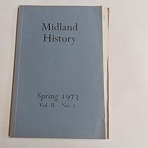 Imagen del vendedor de Midland History Vol II No I Spring 1973 a la venta por Cambridge Rare Books