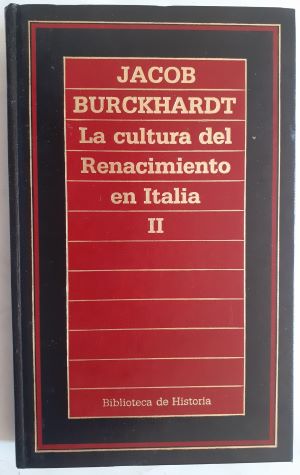 Imagen del vendedor de La cultura del Renacimiento en Italia volumen II a la venta por Librera Ofisierra