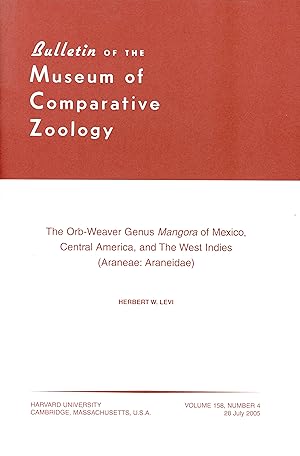 Seller image for The ORb-Weaver Genus Mangor of Mexico, Central America, and the West Indies (Araneae: Araneidae for sale by Frank's Duplicate Books