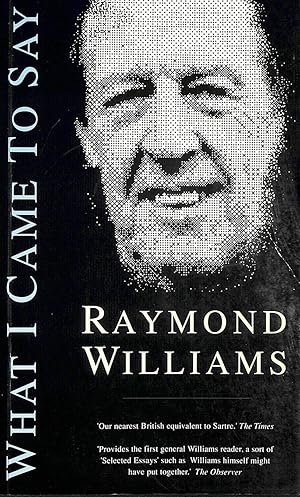 Seller image for What I Came to Say for sale by M Godding Books Ltd