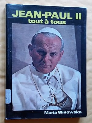 Imagen del vendedor de Jean-Paul II, tout  tous a la venta por Livresse