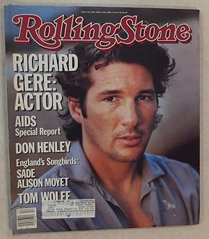 ROLLING STONE MAG APRIL 25 1985 RICHARD GERE AIDS SPECIAL REPORT DON HENLEY SADE